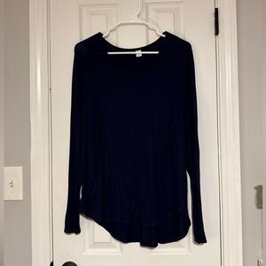 Old Navy Navy Blue Long Sleeve Top